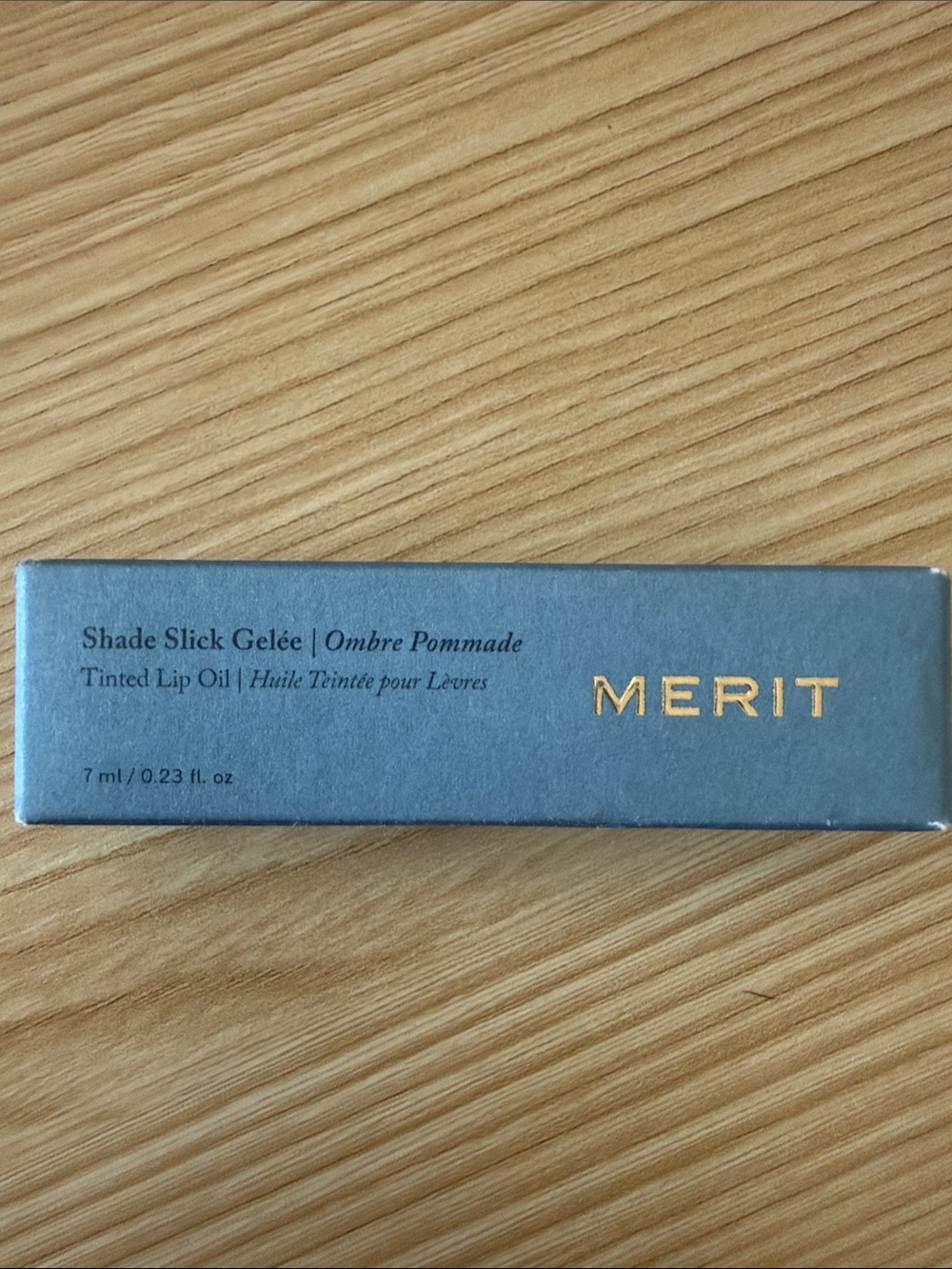 MERIT Shade Slick Gelée Red Tinted Lip Oil 7ml / 0.23 fl oz Oil Formulation- NIB